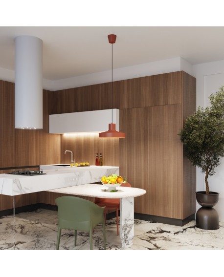 Lampa wisząca BILO ochra czerwona Sollux SL.1706