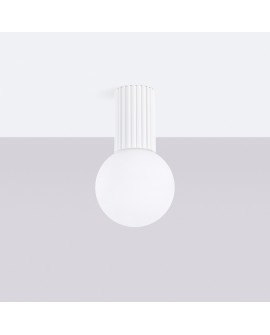 Plafon HALO biały IP44 Sollux SL.1708