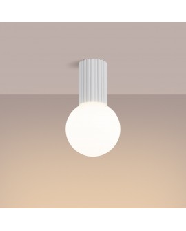 Plafon HALO biały IP44 Sollux SL.1708