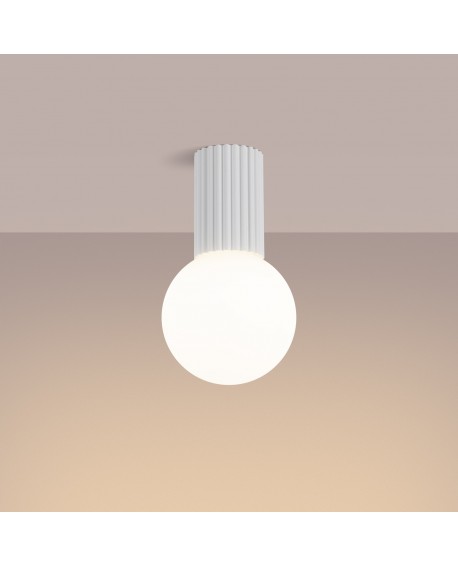 Plafon HALO biały IP44 Sollux SL.1708