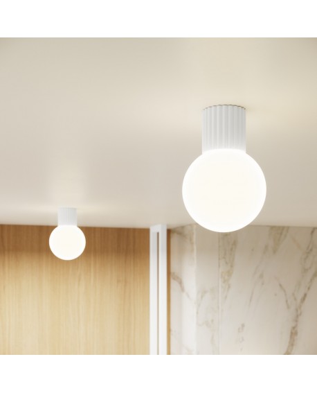 Plafon HALO biały IP44 Sollux SL.1708