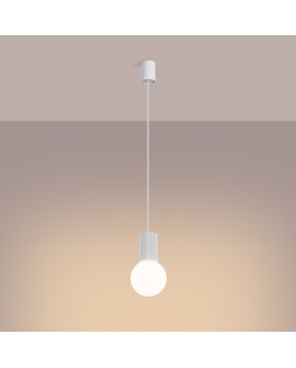 Lampa wisząca HALO 1 biała Sollux SL.1709