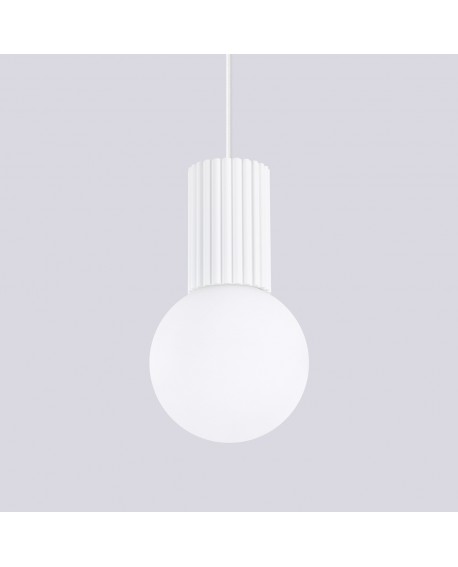 Lampa wisząca HALO 1 biała Sollux SL.1709