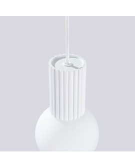 Lampa wisząca HALO 1 biała Sollux SL.1709