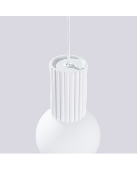 Lampa wisząca HALO 1 biała Sollux SL.1709