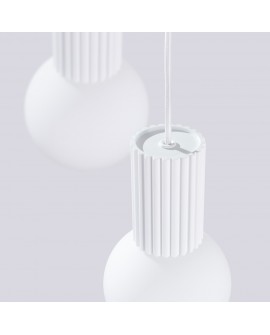 Lampa wisząca HALO 3P biała Sollux SL.1710