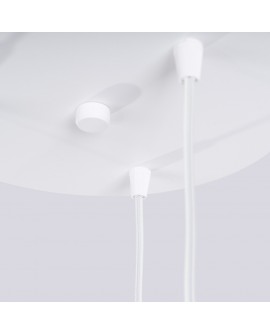 Lampa wisząca HALO 3P biała Sollux SL.1710