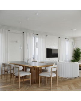 Lampa wisząca HALO 3P biała Sollux SL.1710