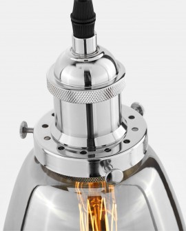 LAMPA WISZĄCA LOFT ZWIS FABI CHROM W1 LUMINA DECO