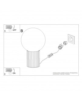 Lampa biurkowa HALO biała Sollux SL.1711