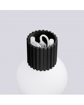 Kinkiet HALO czarny IP44 Sollux SL.1712