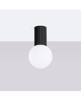 Plafon HALO czarny IP44 Sollux SL.1713