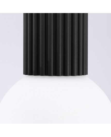 Plafon HALO czarny IP44 Sollux SL.1713