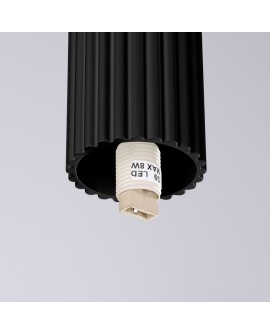 Plafon HALO czarny IP44 Sollux SL.1713