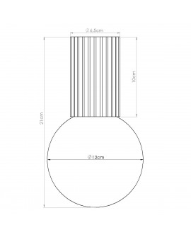 Plafon HALO czarny IP44 Sollux SL.1713