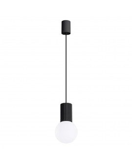 Lampa wisząca HALO 1 czarna Sollux SL.1714