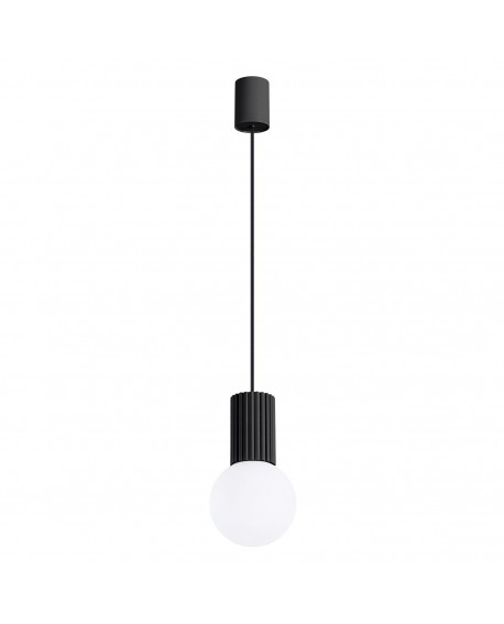 Lampa wisząca HALO 1 czarna Sollux SL.1714