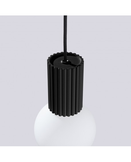 Lampa wisząca HALO 1 czarna Sollux SL.1714