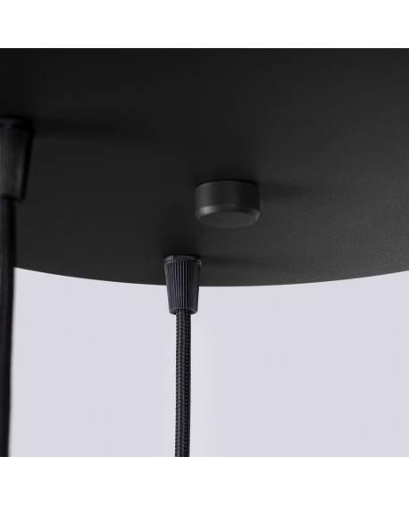 Lampa wisząca HALO 3P czarna Sollux SL.1715