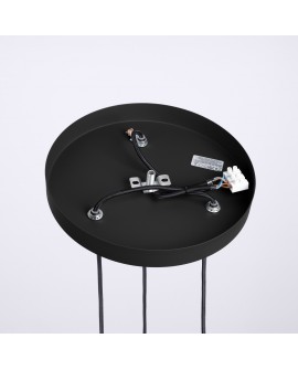 Lampa wisząca HALO 3P czarna Sollux SL.1715