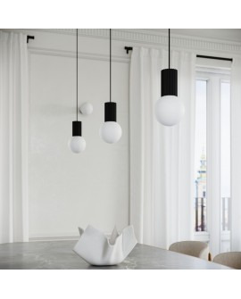 Lampa wisząca HALO 3P czarna Sollux SL.1715