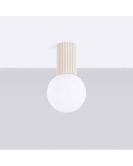 Plafon HALO beżowy IP44 Sollux SL.1718