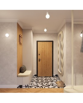 Plafon HALO beżowy IP44 Sollux SL.1718