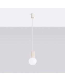 Lampa wisząca HALO 1 beżowa Sollux SL.1719