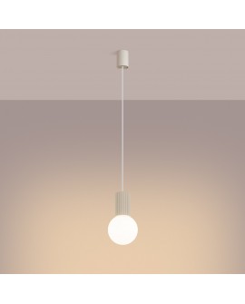 Lampa wisząca HALO 1 beżowa Sollux SL.1719