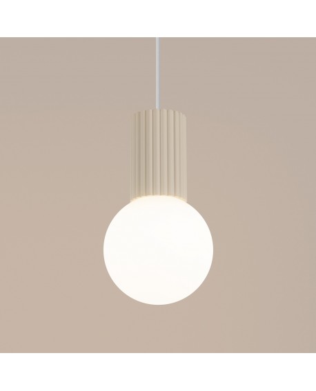 Lampa wisząca HALO 1 beżowa Sollux SL.1719