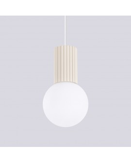 Lampa wisząca HALO 1 beżowa Sollux SL.1719