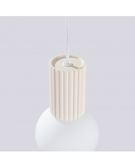 Lampa wisząca HALO 1 beżowa Sollux SL.1719