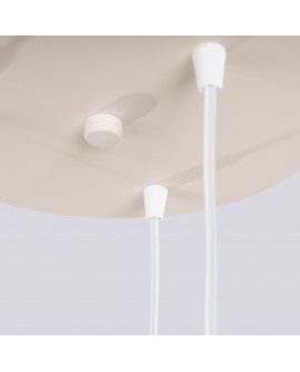 Lampa wisząca HALO 3P beżowa Sollux SL.1720