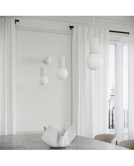 Lampa wisząca HALO 3P beżowa Sollux SL.1720