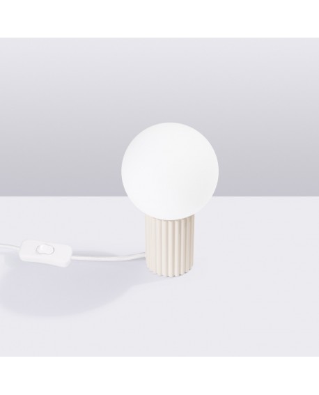 Lampa biurkowa HALO beżowa Sollux SL.1721