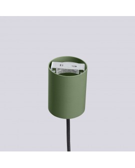 Lampa wisząca HALO 1 zielona oliwka Sollux SL.1724