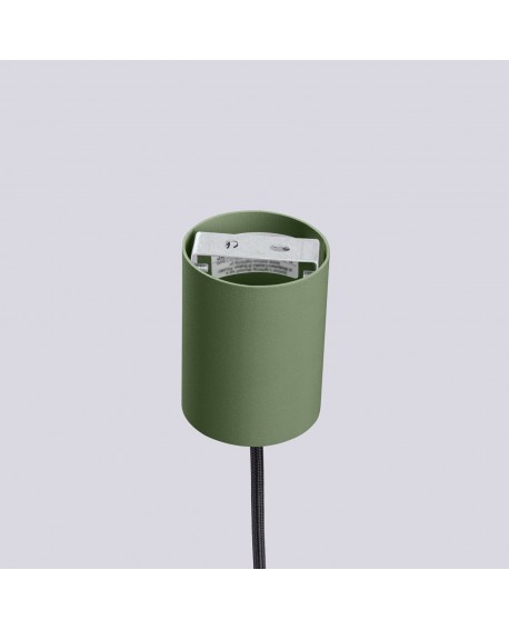 Lampa wisząca HALO 1 zielona oliwka Sollux SL.1724