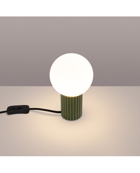 Lampa biurkowa HALO zielona oliwka Sollux SL.1726