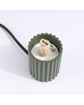 Lampa biurkowa HALO zielona oliwka Sollux SL.1726