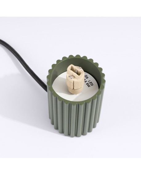 Lampa biurkowa HALO zielona oliwka Sollux SL.1726