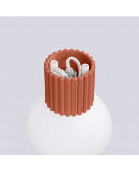 Kinkiet HALO ochra czerwona IP44 Sollux SL.1727