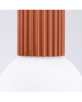 Plafon HALO ochra czerwona IP44 Sollux SL.1728