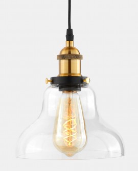 LAMPA WISZĄCA LOFT PRZEZROCZYSTA ZUBI LUMINA DECO