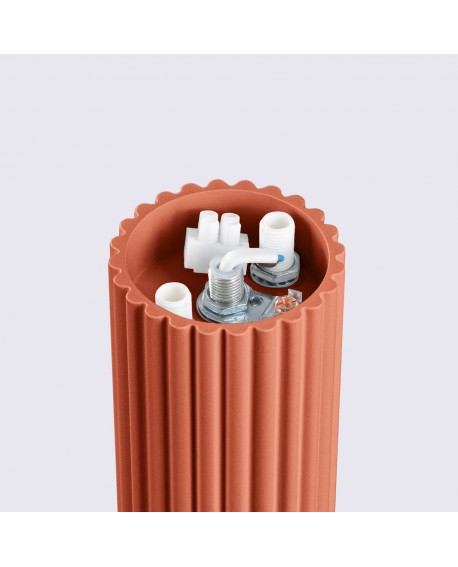 Plafon HALO ochra czerwona IP44 Sollux SL.1728