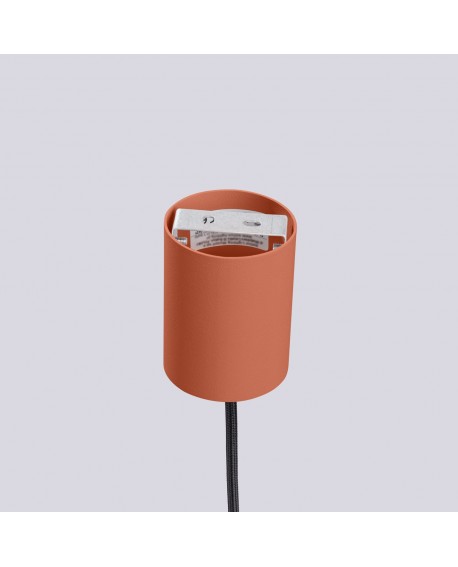 Lampa wisząca HALO 1 ochra czerwona Sollux SL.1729