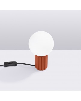Lampa biurkowa HALO ochra czerwona Sollux SL.1731