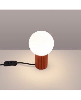 Lampa biurkowa HALO ochra czerwona Sollux SL.1731