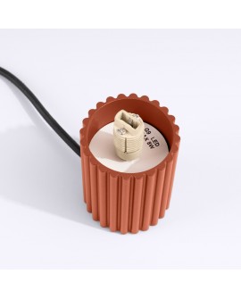 Lampa biurkowa HALO ochra czerwona Sollux SL.1731