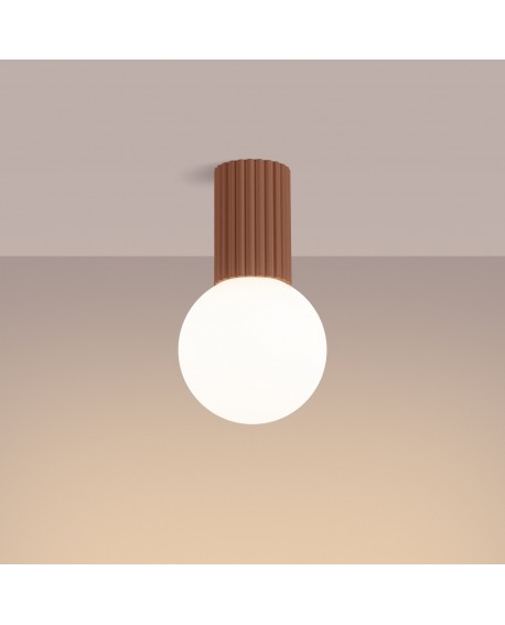 Plafon HALO mocca IP44 Sollux SL.1733