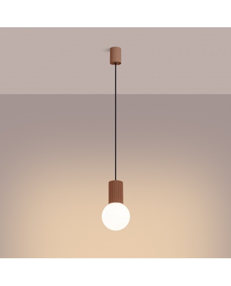 Lampa wisząca HALO 1 mocca Sollux SL.1734